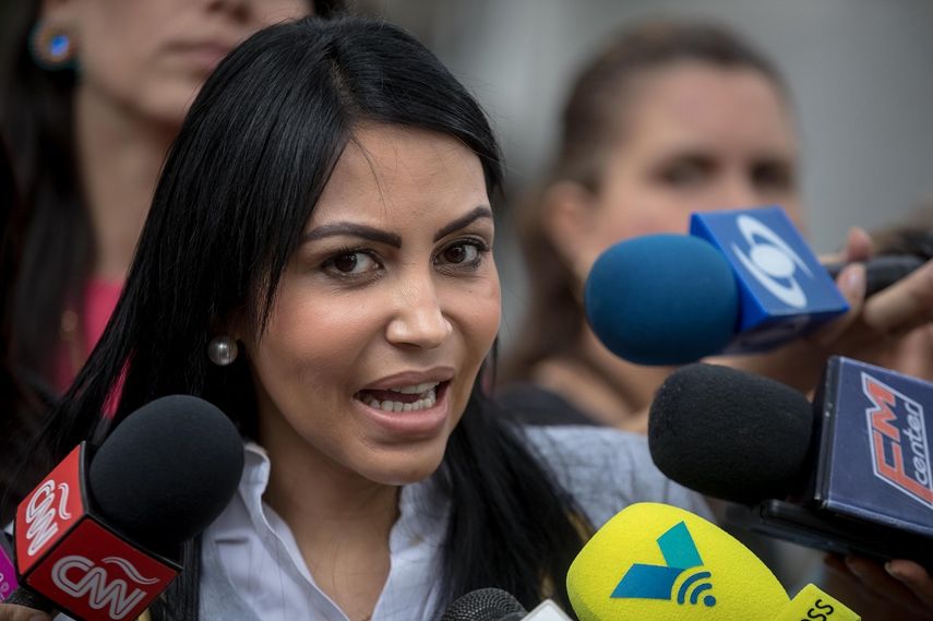 Delsa Solórzano, diputada opositora del Parlamento venezolano.