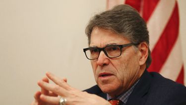 El secretario de Energ&iacute;a saliente de Estados Unidos, Rick Perry.