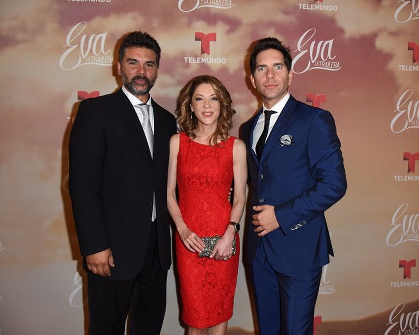 Jorge Luis Pila, Edith González y Arap Bethke.