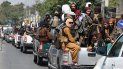 Milicianos talibanes patrullan en las calles de Kabul, Afganistán. Milicianos talibanes patrullan en las calles de Kabul, Afganistán.