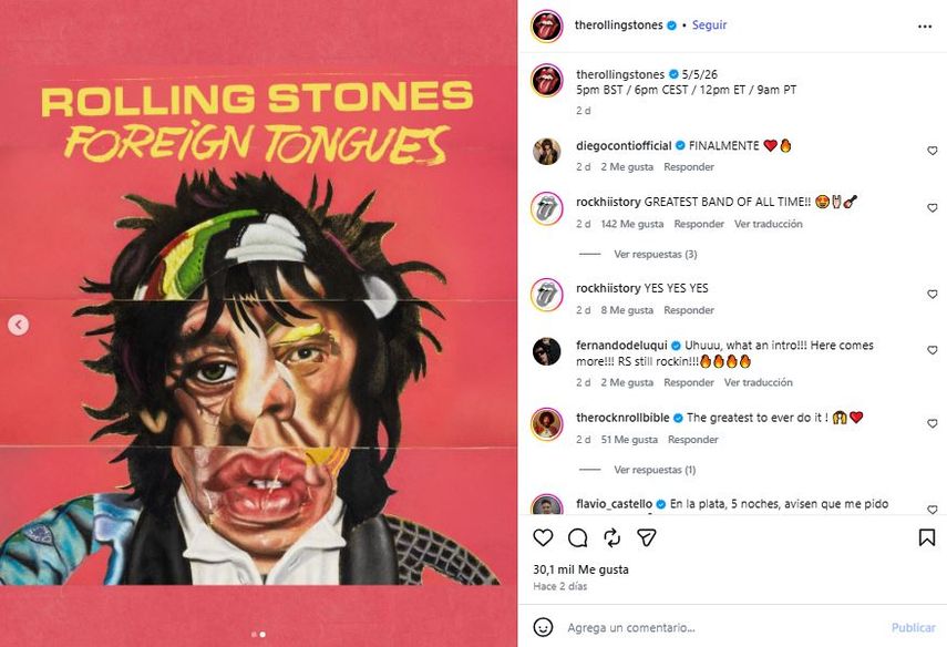 The Rolling Stones presenta su nuevo álbum.