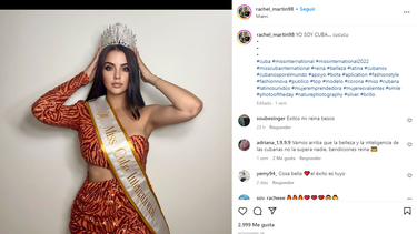 Rachel Martin representará a a Cuba el 13 de diciembre en el Miss International 2022.