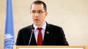 Jorge Arreaza, canciller de Venezuela.