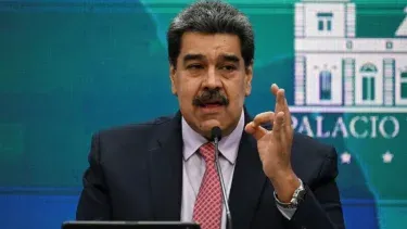 El dictador de Venezuela, Nicolás Maduro en una alocución