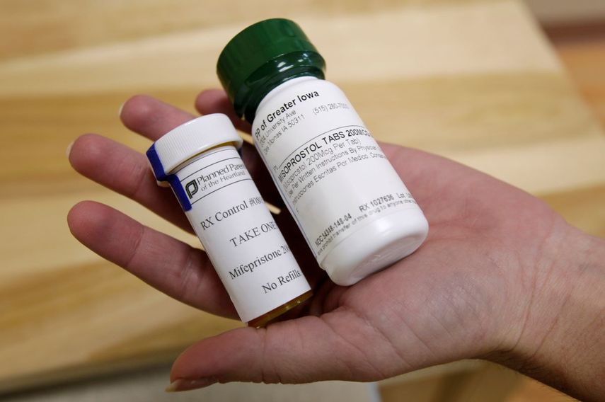 En esta fotografía del 22 de septiembre de 2010 se muestran unos frascos con el medicamento para abortar RU-486 en Des Moines, Iowa.&nbsp;