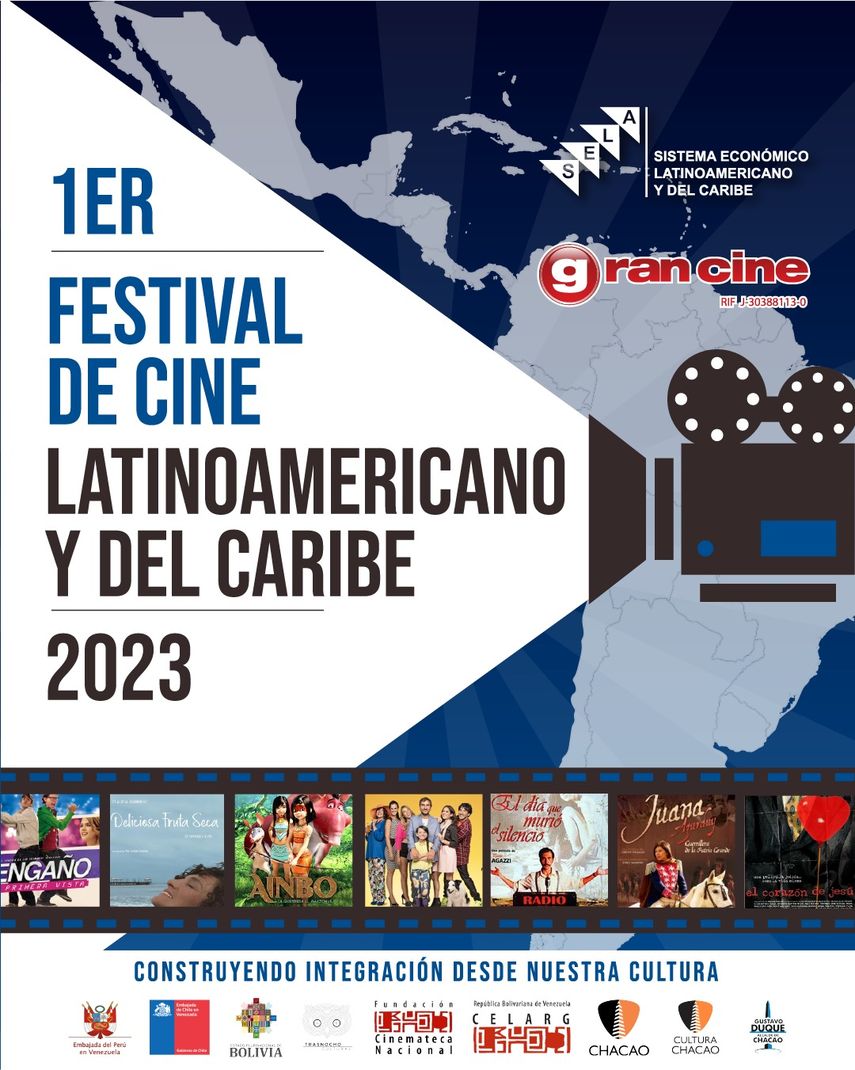 El Circuito Gran Cine y el Sistema Económico Latinoamericano y del Caribe (SELA) presentan el 1er Festival de Cine Latinoamericano de Caracas.