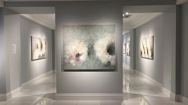 Sala Habitante de las nubes, uno de los espacios que acogen la muestra del artista Baruj Salinas en el Museo Americano de la Diáspora Cubana, en Miami.&nbsp;
