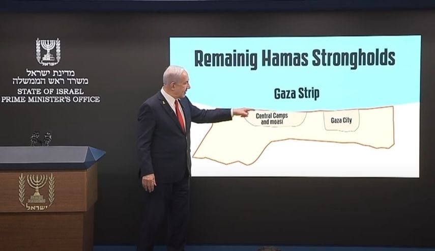 En su primera rueda de prensa ante los medios internacionales conjuntos en más de un año, Benjamin Netanyahu insistió en que su país está siendo víctima de una campaña de propaganda