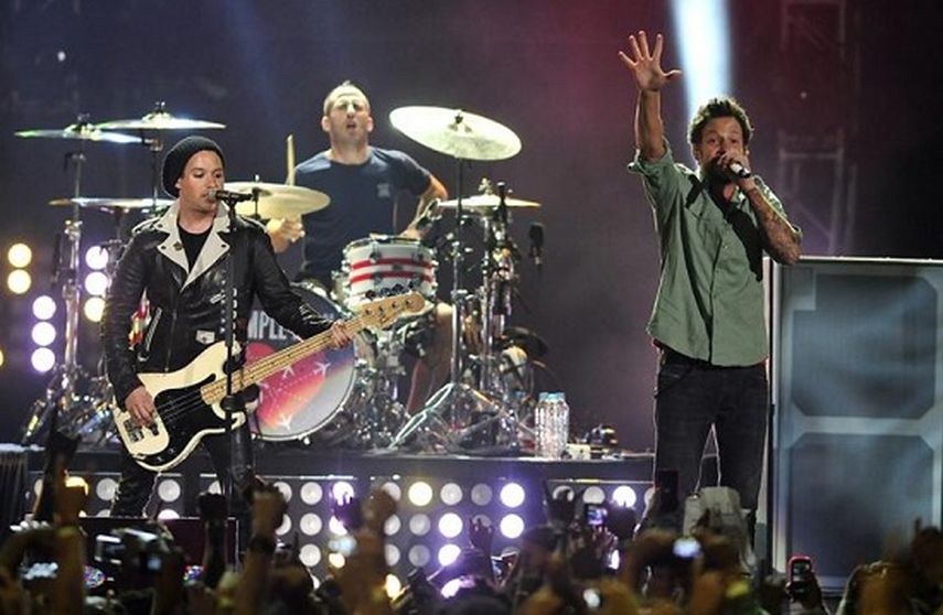 La banda de pop canadiense Simple Plan. (EFE)