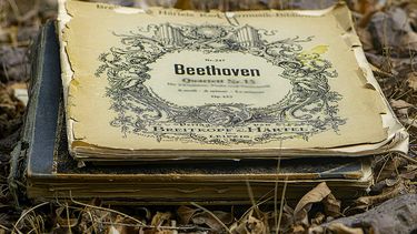 Imagen referencial de una partitura de Beethoven.&nbsp;