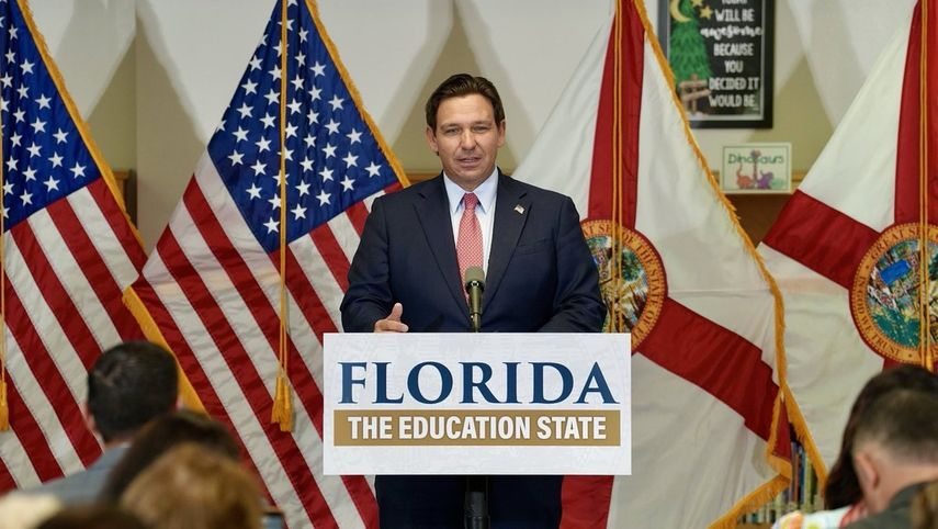 Ron DeSantis, gobernador de Florida.&nbsp;