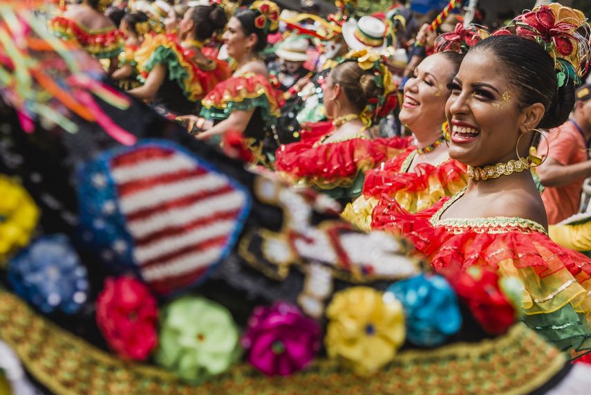 Imagen de una de las pasadas ediciones del Carnaval de Barranquilla.&nbsp;