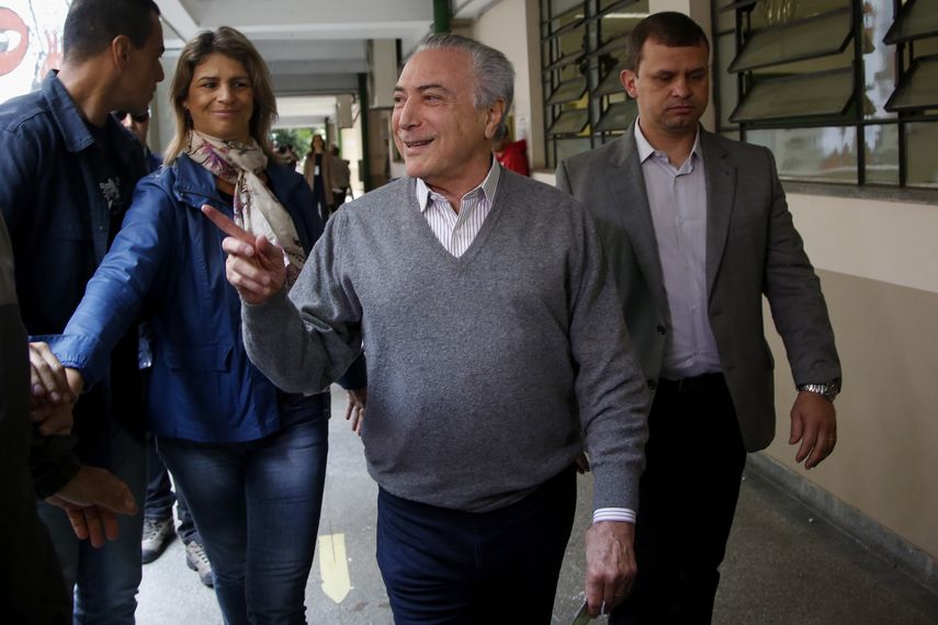 El presidente de Brasil, Michel Temer