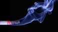 El humo de un cigarrillo