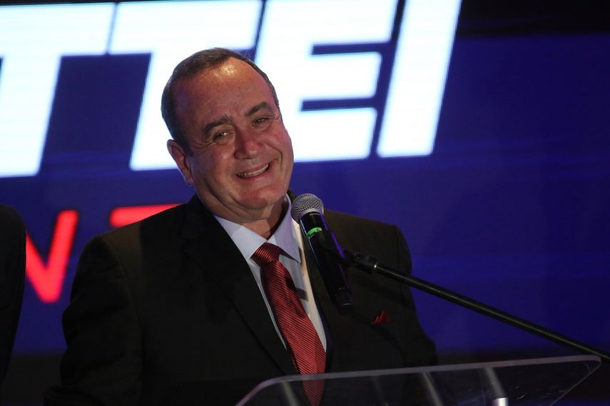 Alejandro Giammattei, del partido Vamos, virtual ganador de las elecciones presidenciales en Guatemala según cifras preliminares este 11 de agosto de 2019.