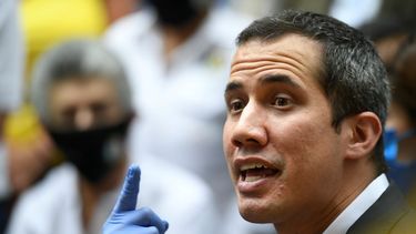 El presidente encargado de Venezuela Juan Guaidó. 
