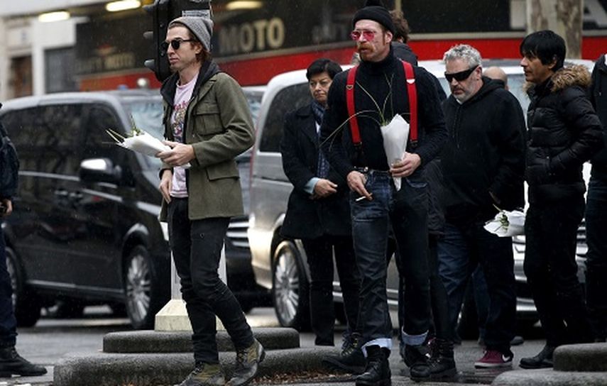 El grupo estadounidense de rock Eagles of Death Metal. (EFE)