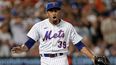 El boricua Edwin Díaz, de los Mets de Nueva York, festeja luego de conseguir el salvamento en el duelo ante los Dodgers de Los Ángeles, el miércoles 31 de agosto de 2022&nbsp;