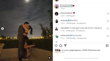 Ariana Grande y Dalton Gomez.