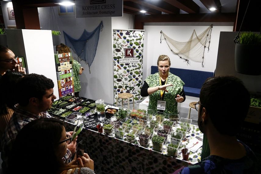 Vista de uno de los expositores del Fòrum Gastronòmic de Barcelona, que este año tiene al universo dulce como eje temático