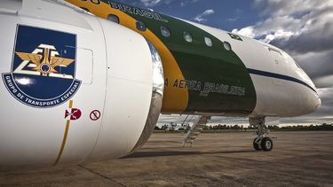 Imagen de archivo fechada el 2 de febrero de 2011 que muestra un avión del Grupo de Transporte Especial de la Fuerza Aérea de Brasil en una base en Brasilia.
