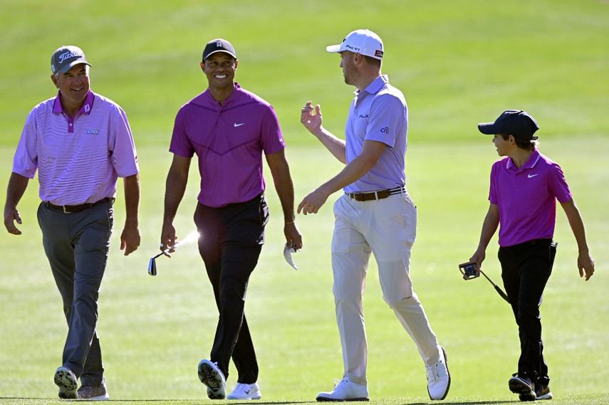 El regreso de Tiger Woods dejó un agradable momento en los presentes&nbsp;