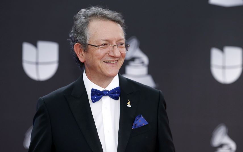 El presidente y CEO de la Academia Latina de la Grabación, Gabriel Abaroa Jr., llega a la 20ma entrega anual de los Latin Grammy el 14 de noviembre de 2019 en Las Vegas.&nbsp;