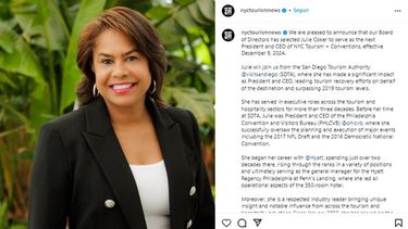 La ejecutiva de turismo Julie Coker.