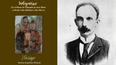 Portada del libro junto a un retrato de Martí.