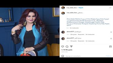 La actriz iraquí Inas Taleb.