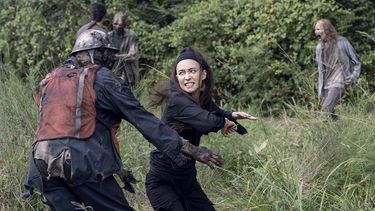 Im&aacute;genes de grabaci&oacute;n de&nbsp;The Walking Dead.