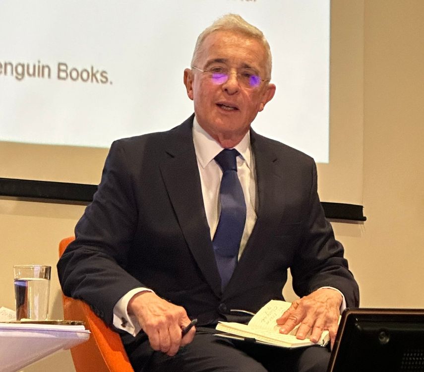 Expresidente de Colombia Álvaro Uribe Vélez en la Universidad Eafit