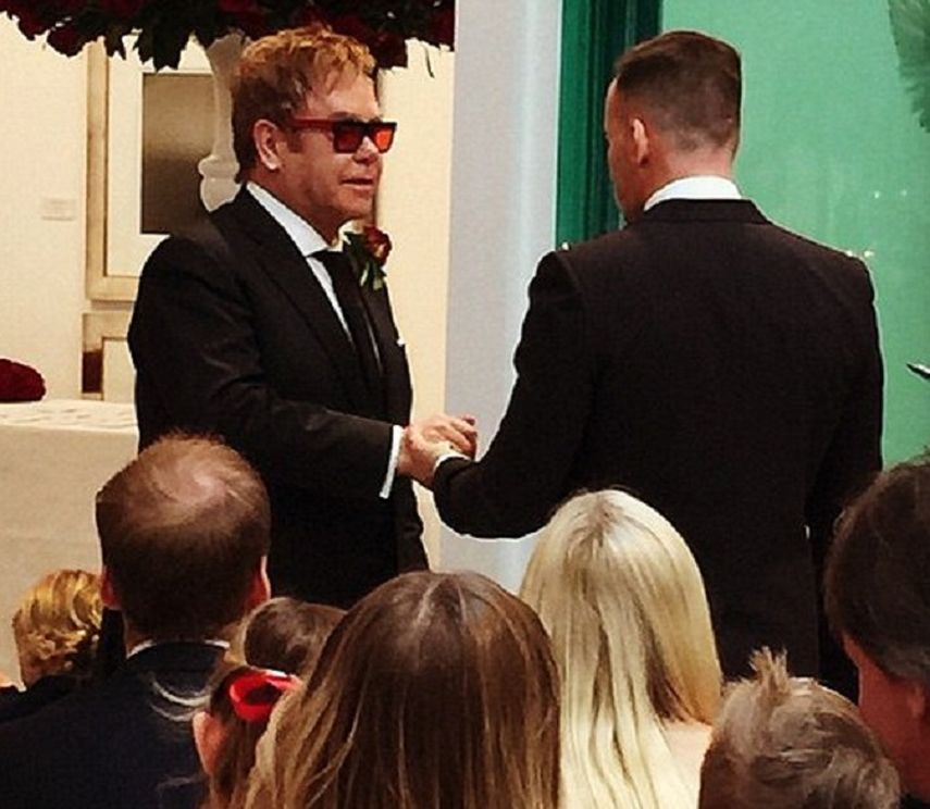 Elton John y David Furnish se casan. (INSTAGRAM). 