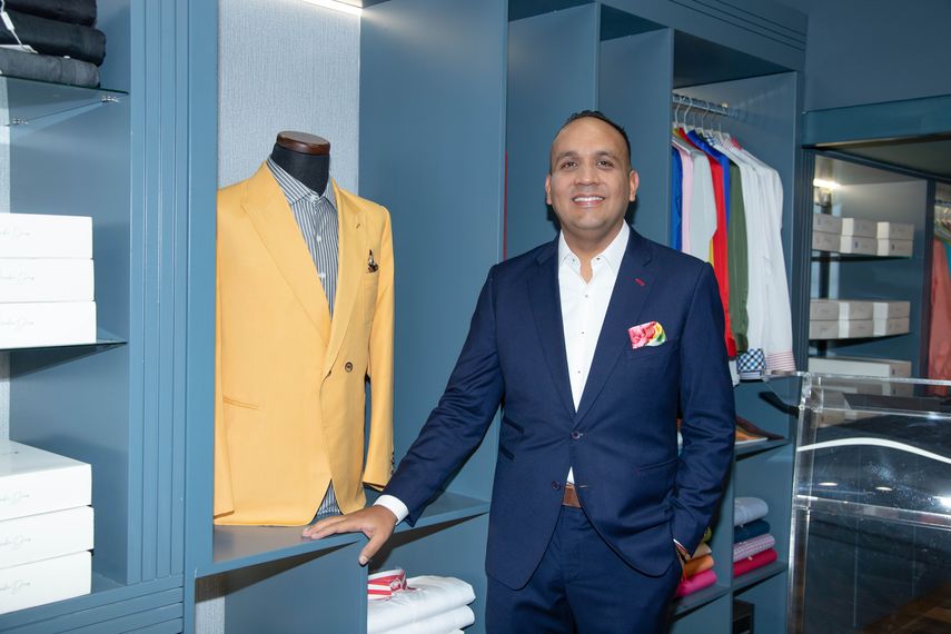 Abraham Díaz, director comercial y creativo de la firma Arcadio Díaz.
