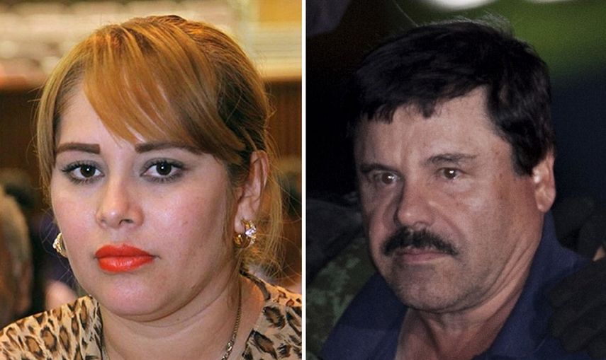 La exdiputada estatal mexicana Lucero Guadalupe Sánchez López, supuestamente vinculada al narcotraficante Joaquín el Chapo Guzmán.