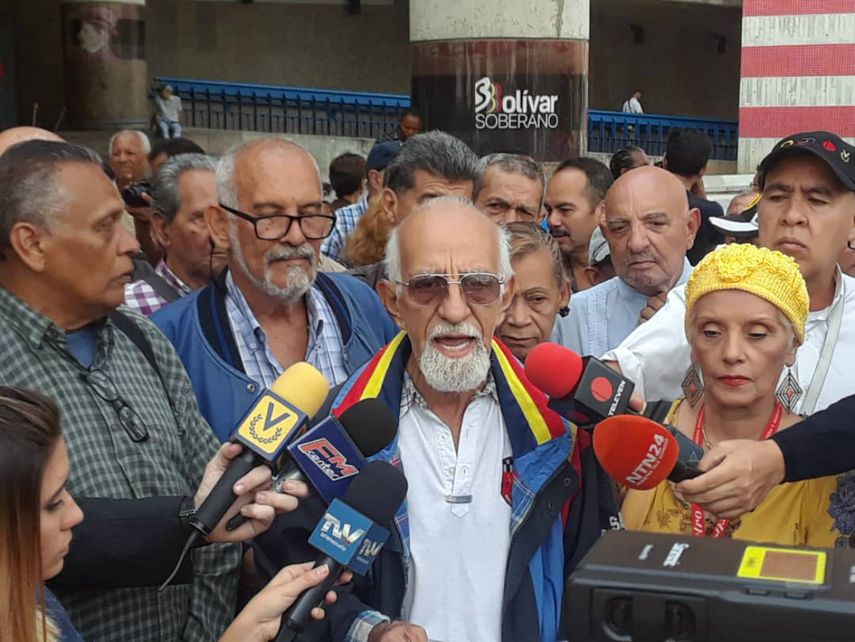 Emilio Lozada,&nbsp;presidente de la Federación de Jubilados y Pensionados de Venezuela.