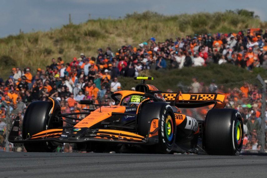 Lando Norris (McLaren) durante el Gran Premio de Holanda, el domingo 25 de agosto de 2024, en Zandvoort.&nbsp;