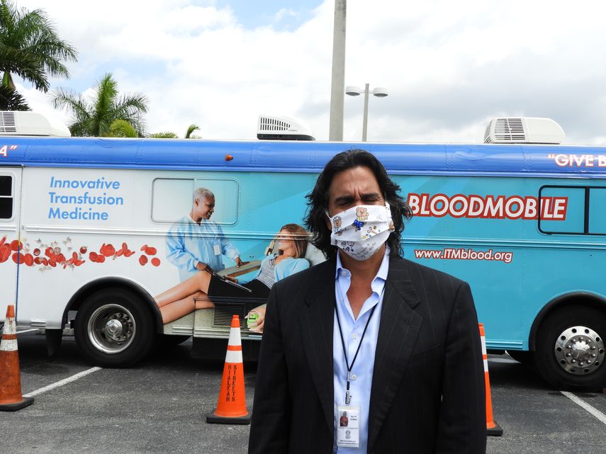 Rafael Alem&aacute;n, vicepresidente de Innovative Transfusion Medicine.