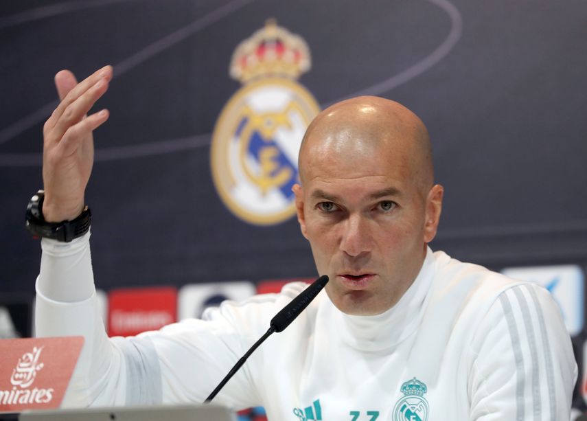 El entrenador francés&nbsp;Zinedine Zidane.