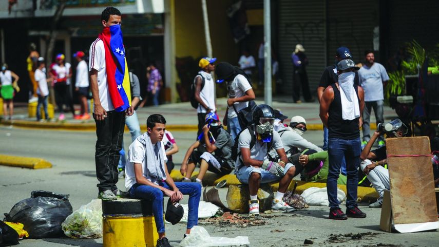 Los jóvenes venezolanos, protagonistas de la recientes protestas, no ven futuro en las condiciones actuales del país.