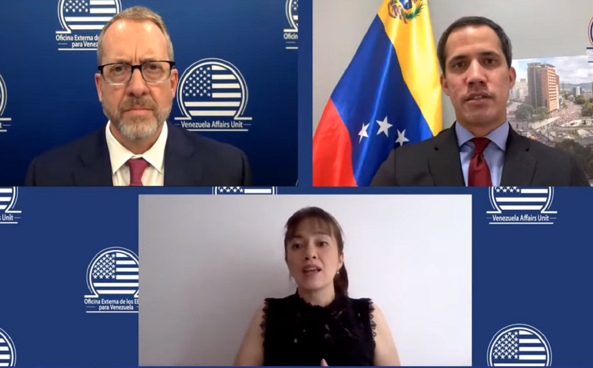 El embajador James Story entrevista al presidente Juan Guaidó y analizan el tema de la crisis de Venezuela.&nbsp;