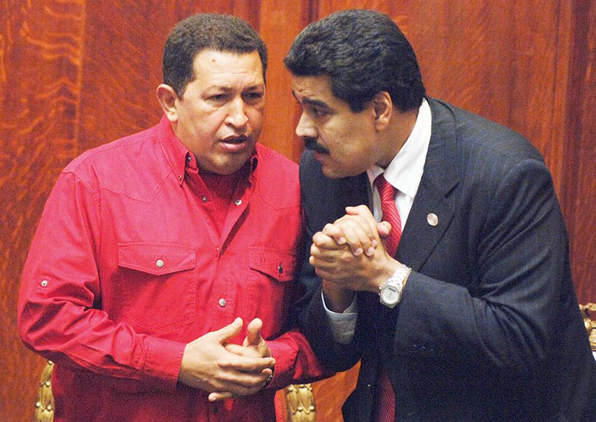 Chávez y Maduro no imaginaron el acercamiento. (EFE)