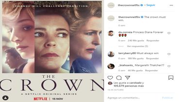 La serie de Netflix, The Crown.