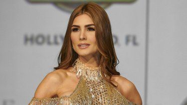 La modelo venezolana Osmariel Villalobos.&nbsp;