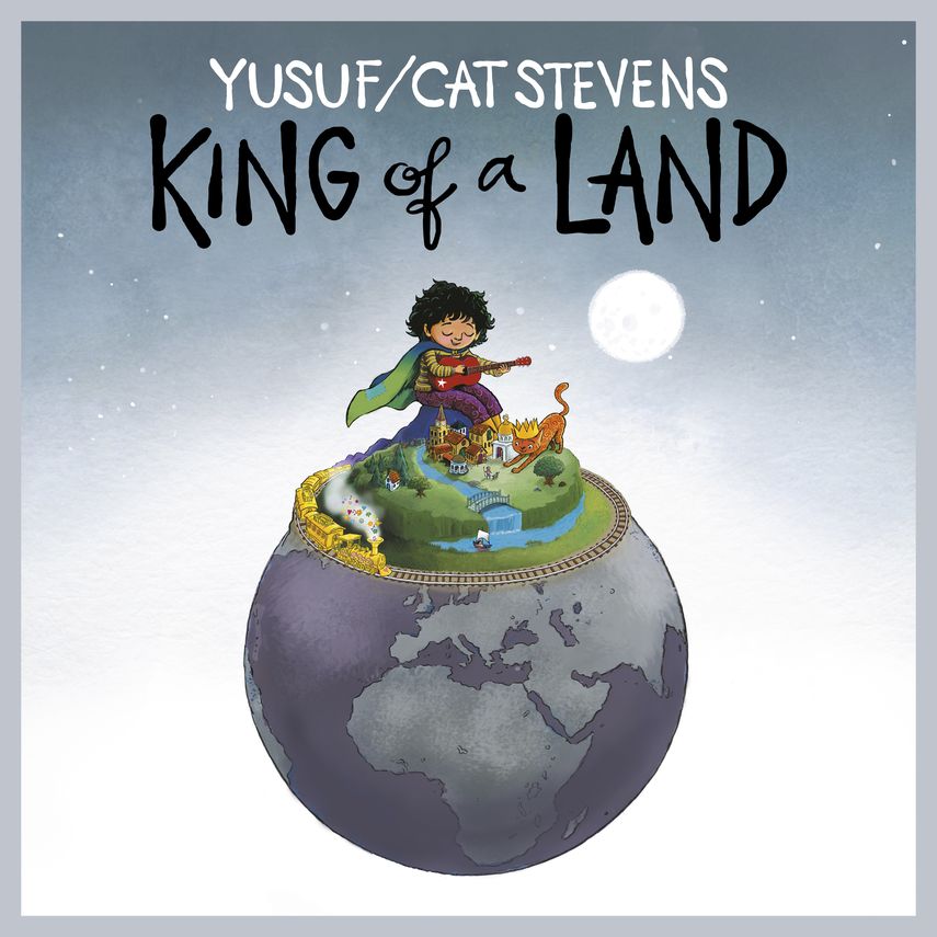Esta imagen, divulgada por el sello discográfico Dark Horse Records, es la portada del disco de 12 canciones de Yusuf/Cat Stevens llamado King of a Land, el cual saldrá a la venta en junio.