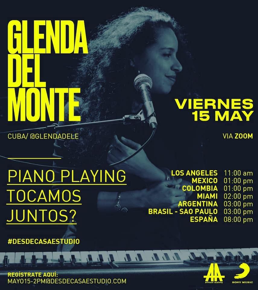 La pianista cubana Glenda del Monte.&nbsp;