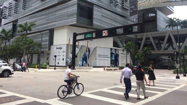 Una de las avenidas en Brickell, en el&nbsp;centro de Miami.