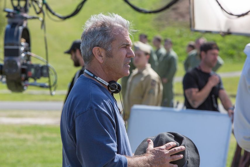 Mel Gibson en la película&nbsp;Hacksaw Ridge