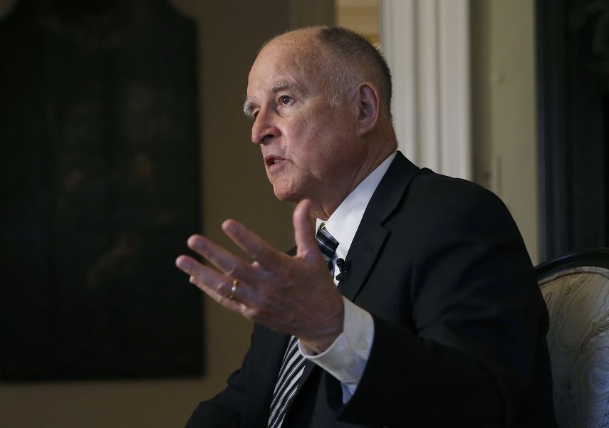Foto de archivo del anterior gobernador de California, Jerry Brown.