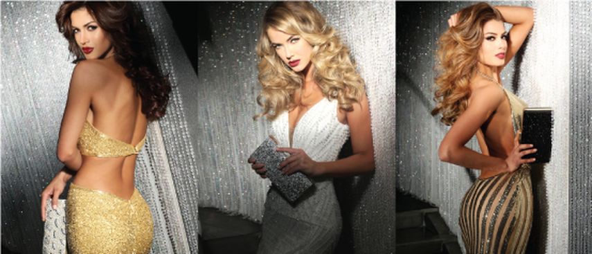 Miss Venezuela, Mariana Jimenez; Miss USA Olivia Jordan, y Miss Colombia Ariadna Gutierrez-Arévalo. (MISS UNIVERSO.COM)